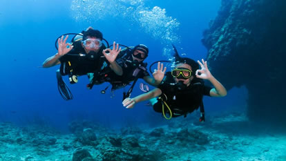 PADI e-learning scuba diving course Costa Rica